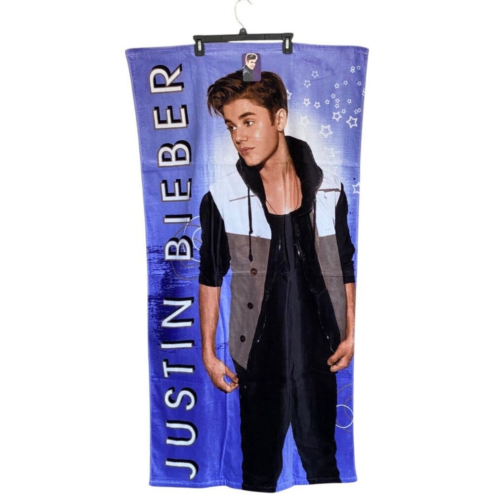 Justin Bieber 2013 Beach Towel Brand New with Tags